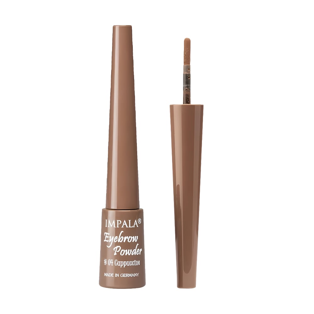 Тіні для брів Impala Eyebrow Powder з аплікатором, 04 Cappuccino, 1 г